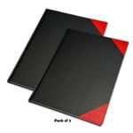 A4 Hard Cover Notebook 80GSM Feint Margin 160 Pages Thick Jumbo Writing Notepad