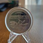 2020 Congo Prehistoric Life Plesiosaurus 20 Francs Silver Coin 0.999 Fine