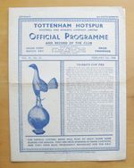 TOTTENHAM HOTSPUR v LEICESTER CITY FA Cup 1947/1948 Good Cond Football Programme