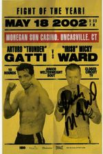 Micky Ward Hand Signed 6x4 Photo WBU Light Welterweight Boxing Autograph COA