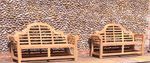 6ft Teak Lutyens  Bench 