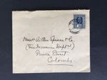 CEYLON 1912 5c STATIONARY COVER POSTED TO PRINCE ST COLOMBO
