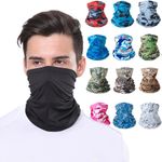 Face Cover Neck Gaiter Warmer Unisex Mask Snood Balaclava Bandana Tube Scarf