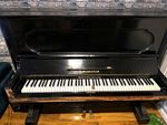 C. Bechstein Upright Piano Black Ebony Finish 88 Keys 2 Pedals
