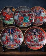 Manchester United Danbury Mint Collector Plates Set Ryan Giggs Champions
