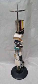 Artist made original Candle Holder  From Art Gallery In Devon England 1970s?
