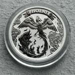 2022 Australia Phoenix/Eagle 1/4 oz Platinum Coin - Harry Potter? In Capsule