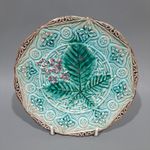 Vintage Majolica Plate 