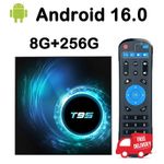 T95 Android16.0 Smart TV Box 2.4G&5G WIFI 8K HDR Allwinner H616 Quad Core Global