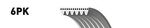 Gates Alternator Fan V-Ribbed Drive Belt 6PK975  - BRAND NEW - 5 YEAR WARRANTY