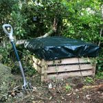 Wooden Slatted Composter Covers Garden Compost Cover 2 Sizes 