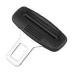 2X Universal Car Seat Belt Cam Lock Safety Seatbelt Buckle Curved Lock Tongue UK