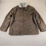 Vintage 80's N1 Deck Jacket Size 46 XL Olive Drab Green CAL PIA Prison Prisoner 