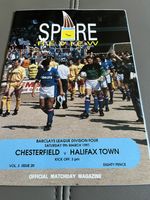 Chesterfield FC v Halifax Town FC Programme 1990/91