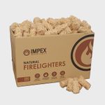200 Fire Lighters Natural Firelighters for Wood & Log Burners