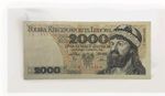 1982 POLAND 2000 Zlotys Banknote  Used( good condition)