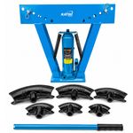 KATSU Tools 12 Ton Hydraulic Pipe Tube Bender with 6 Dies 1/2" 2" Formers 371282