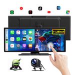 11.26" Portable Car Stereo Radio Wireless Carplay Screen with Net-flix YouTube