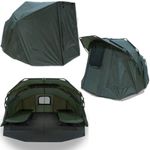 NGT XL FORTRESS BIVVY WITH HOOD + XL Fortress Wrap With Hood 2 Man Carp Overskin