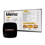 LIGHTNING ADS Digital Signage Player for Restaurants – Includes Free Upload &