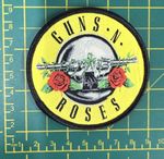 Guns And Roses Yellow Logo Printed Sew Or Iron On Patch Officially Licensed