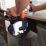 Small Manual Edge Banding Machine Double Side Gluing Portable Edge Bander