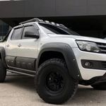 FOR 2010-20 VW AMAROK BLACK WIDE FRONT REAR WHEEL ARCHES FENDER FLARES BODY KITS
