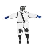 Shielding Coverall with Face Visor Hooded Beekeeping Suit