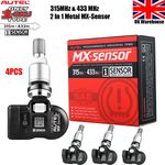 4PCS Autel TPMS Sensor 2in1 315Mhz 433mhz MX-Sensor Tire Pressure Monitor System