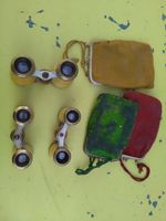 3  Pairs of Antique Opera Glasses with  Antique Clasps