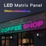 LED Flexible Sign Scrolling Message Text Pattern Display Screen APP Programmable