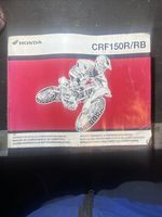  Genuine  Honda CRF 150r/ Rb Owners Manual Service Book Genuine Honda