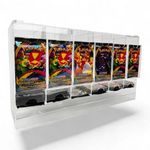 3 Slot/6 Slot Acrylic Premium Booster Pack Dispenser Clear for Pokemon TCG