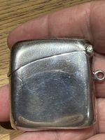 Antique Sterling Silver Vesta Case Birmingham 1908 Rolason Bros 25.5g