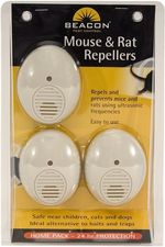 RENTOKIL Mouse & Rat Repeller (Triple Pack) High-Frequency Sound Waves Designed