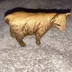 Beswick Highland Cow Calf in Tan and Brown Gloss Model Number 1827D RARE VGC