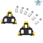 SPD SL Cleats - Yellow (SH11 6° Float) - Road Bike - 3 Bolt Shimano Compatible