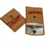 RAW Pocket Ashtray Pouch Cigarette Butt Portable Travel SAFE Foil Lined UK