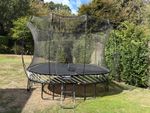 Springfree 11ft square trampoline - Used - COLLECTION ONLY