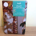 Dunelm 100 LED Purple String Lights Warm White Low Voltage Outdoor - Never used