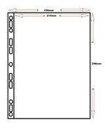 10 x 1 POCKET MULTI MASTER A4 POLYPROP ALBUM SLEEVES - COMIC / PROGRAMMES PAGES