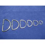 Metal D Rings Buckles for Webbing Strap Tape 10 12 16 20 25 30 35 40 50 mm