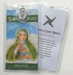ST BRIGID    Prayer Card & Medal    SAINT BRIGID OF IRELAND