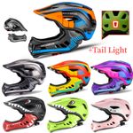 ROCKBROS Kids Children Helmet Full Face Cycling Skateboarding Scooter Adjustable