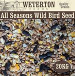 Wild Bird Seed Mix “All Seasons” – 20kg Balanced Feed for Garden Birds, UK