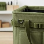 Foldable Tool Bag Wear-Resistant Material Collapsible Canvas Storage Bin