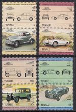 1984 Tuvalu  Cars set SG 293 - 300 mounted mint