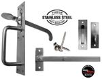 RUST RESISTANT *STAINLESS STEEL* SUFFOLK LATCH WITH FIXINGS