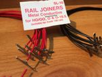 20 pre wired OO gauge SL-10 fishplates DCC/DC rail joiners