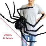 50/90/200 cm Giant Halloween Spider Indoor & Outdoor Yard, Porch Decor for party